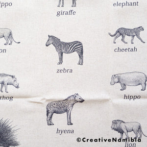 Tea Towel - African Animals