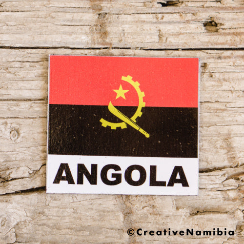 Magnet - Angola Flag