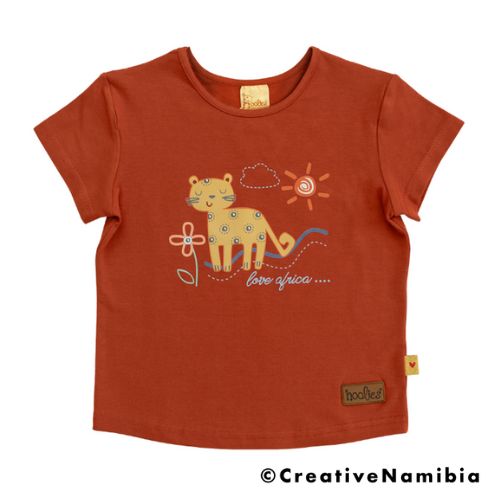 Kids T-shirt - Aqua Safari Cheetah