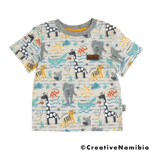 Kids T-shirt - Aqua Safari