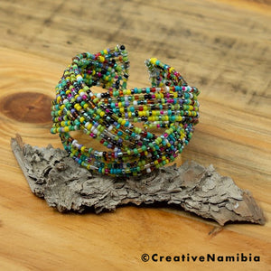 Bangle - Cool Wire Beaded