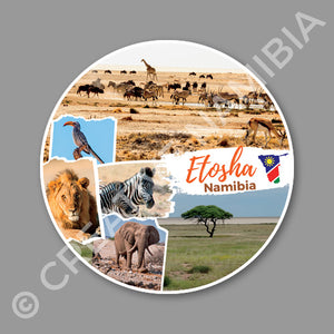 Collage sticker - Etosha