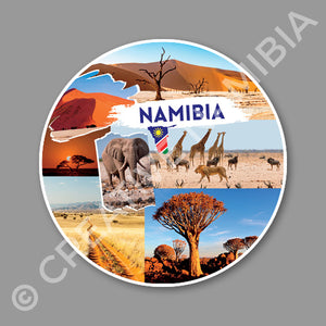 Collage sticker - Namibia