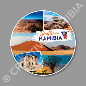 Collage sticker - Southern Namibia