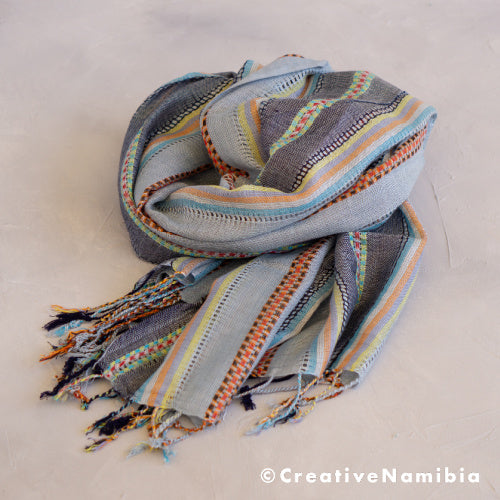 African Weave Scarf/Wrap - Black