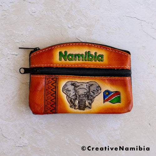 Leather Purse - Elephant