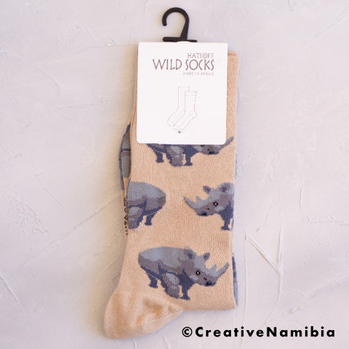 Mens Socks - Rhino (Beige)