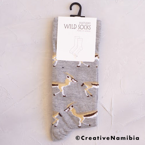 Mens Socks - Springbok (Grey)