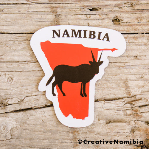 Magnet - Namibia Oryx Map