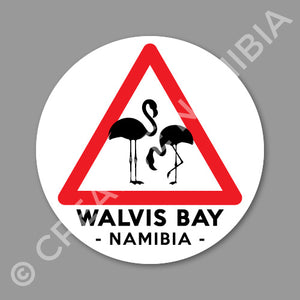 Road Sign Sticker - Walvis Bay