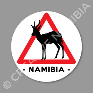 Road Sign Sticker - Springbok