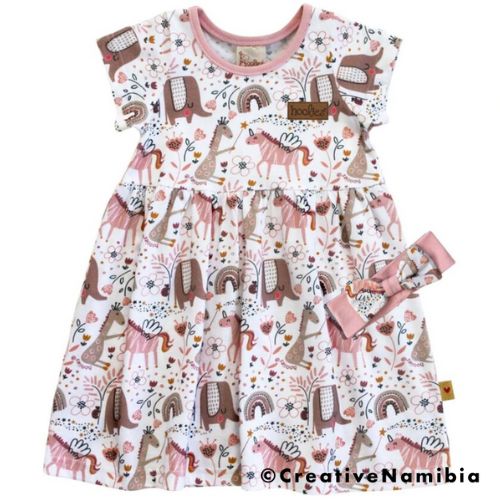 Kids Dress - Unicorn Safari