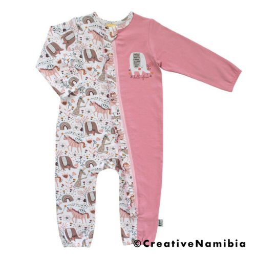 Long Sleeve Onesie - Unicorn Safari