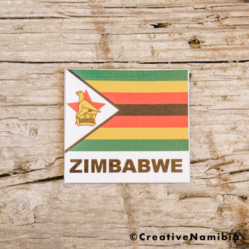 Magnet - Zimbabwe Flag