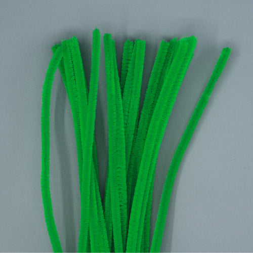 Chenille Sticks 6mm - Green