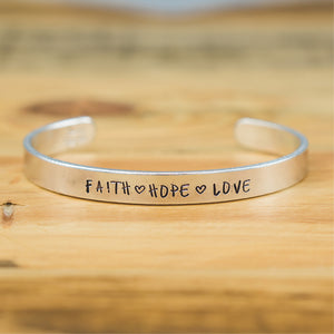 Bangle - Faith Hope Love
