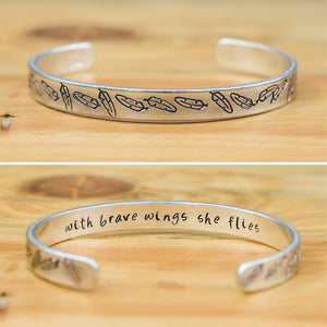 Bangle - With brave wings she flies (pattern)