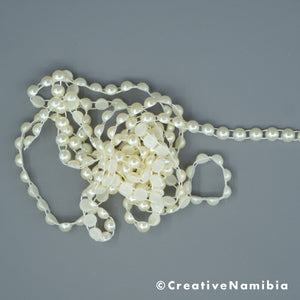 Pearls on String - Medium Round (Cream)