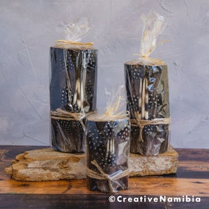 Wood Tealight Candle - Medium