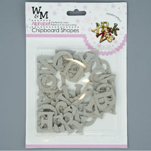 Chipboard Shapes - ABC Uppercase