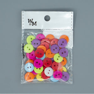 Buttons - medium Primary Colours