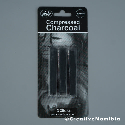 Compressed Charcoal - 3 pieces
