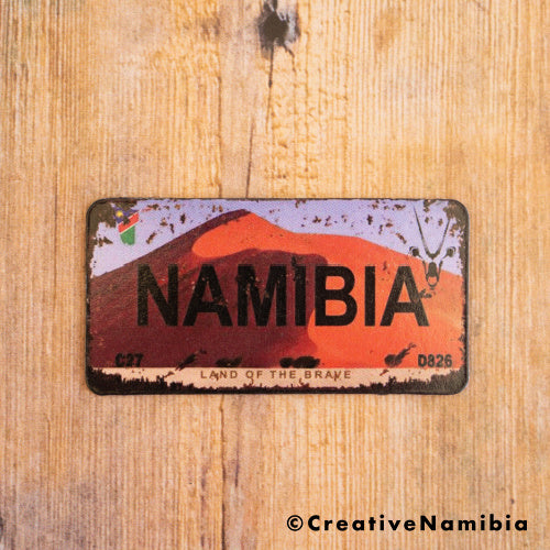 Magnet - Namibia Dune Number Plate