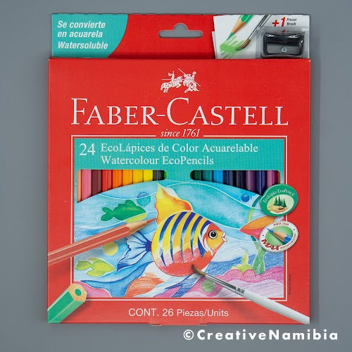 Faber-Castell Watercolour EcoPencils - 24 pieces