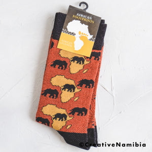 Socks - Africa/Elephant
