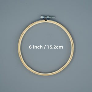 Embroidery Hoop - 6inch/15.2cm