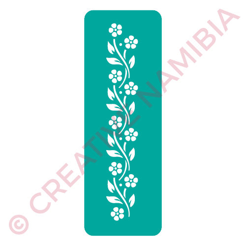 Stencil - Flower Border B
