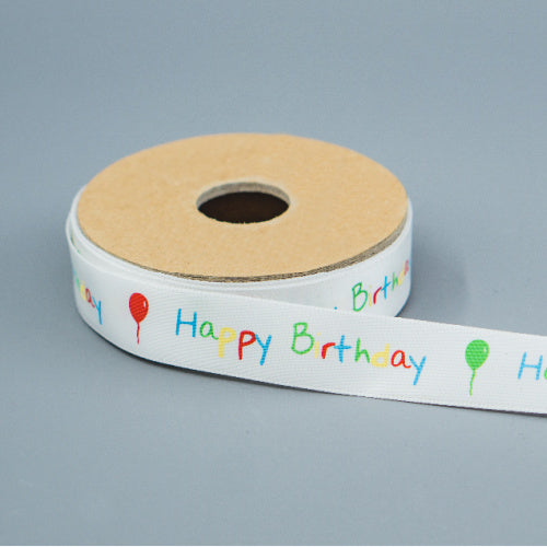 Printed Ribbon - Happy Birthday