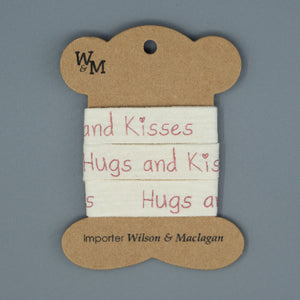 Ribbon - Hugs & Kisses
