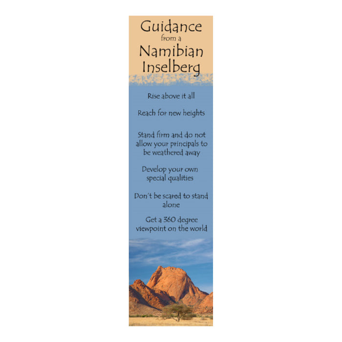 Bookmark - Guidance from a Namibian Inselberg