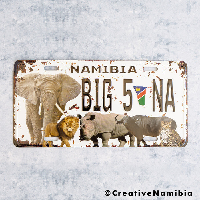 Number Plate - Big5 Namibia