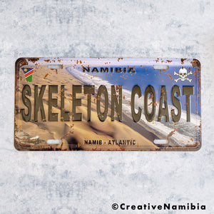 Number Plate - Skeleton Coast Namibia