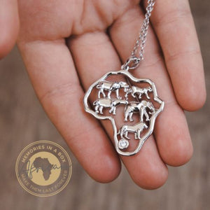 African Big 5 Pendant and Chain