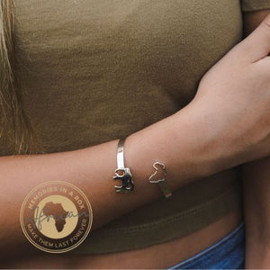 Elephant Cuff Bangle