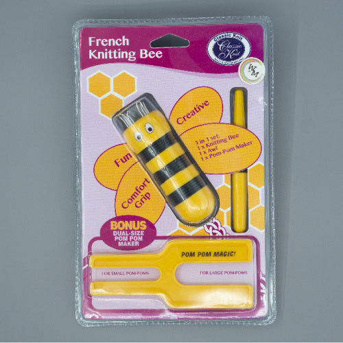 French Knitting Bee with Pom Pom Maker