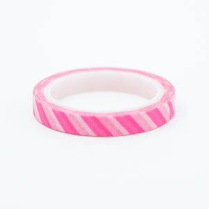 Washi Tape - Slim Pink Stripe