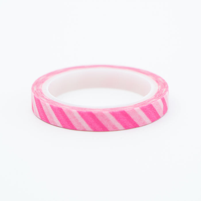 Washi Tape - Slim Pink Stripe