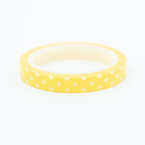 Washi Tape - Slim Yellow Dot