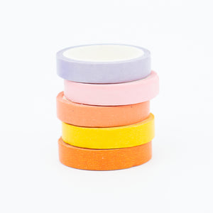 Washi Tape - Slim Pastel Set